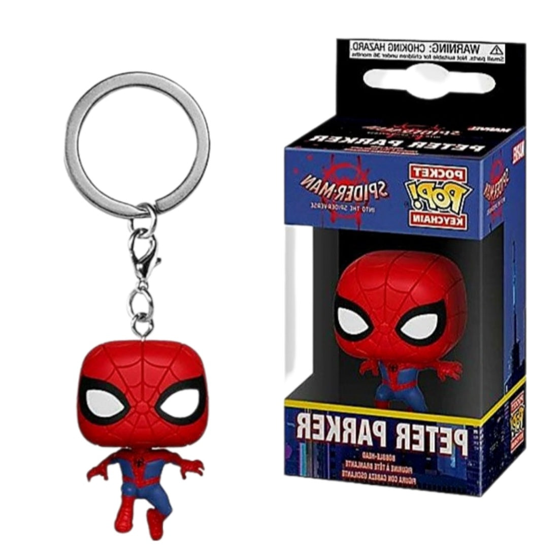 Portachiavi In Metallo Con 5 Mini Personaggi Chibi - Giapponese Carino, Accessorio Regalo