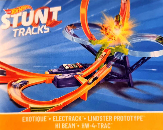 5- HOT WHEELS 5 VEICOLI ASSORTITI (STUNT TRACKS)