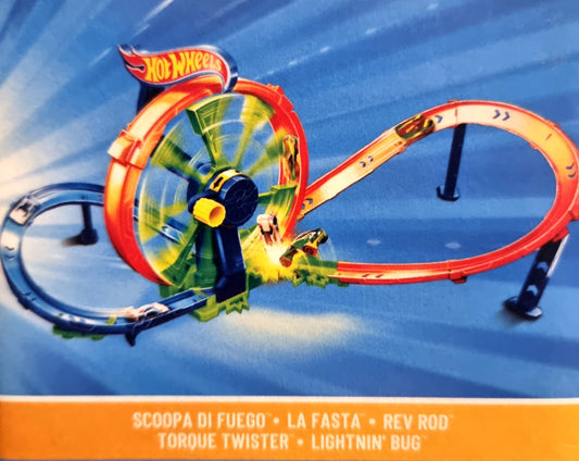6- HOT WHEELS 5 VEICOLI ASSORTITI (STUNT TRACKS)