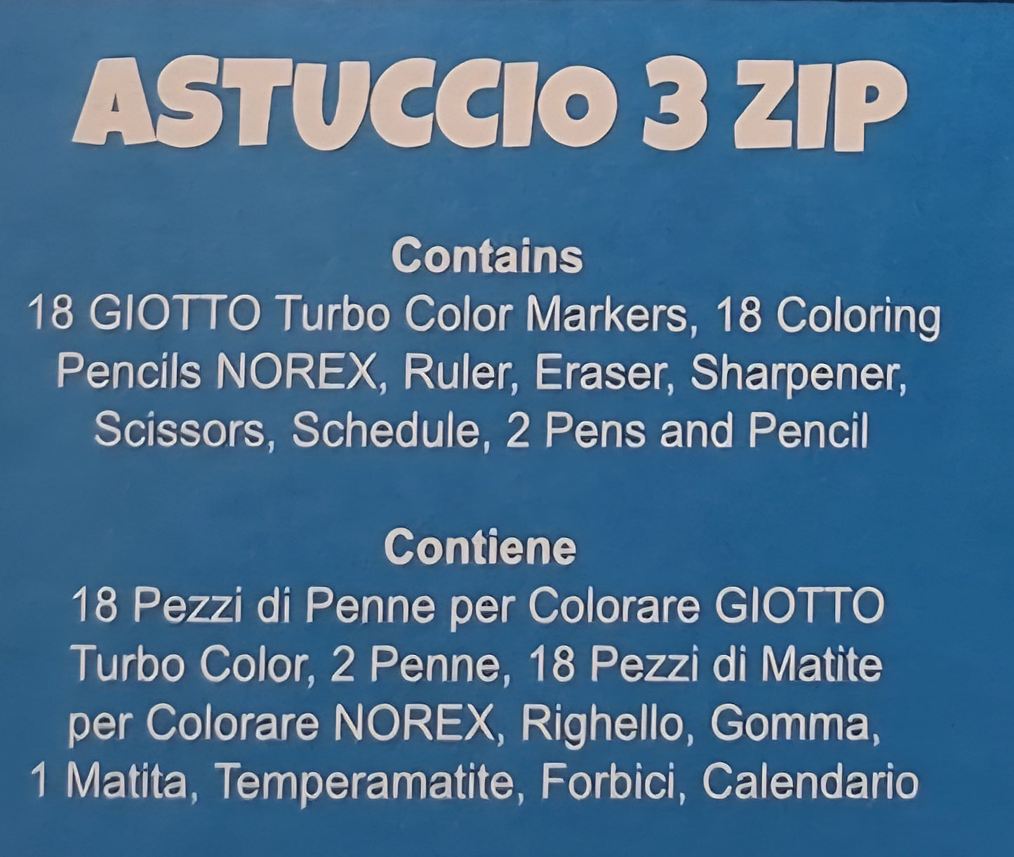 ASTUCCIO MULTISCOMPARTO STICHT (BLUE, 3 ZIP)