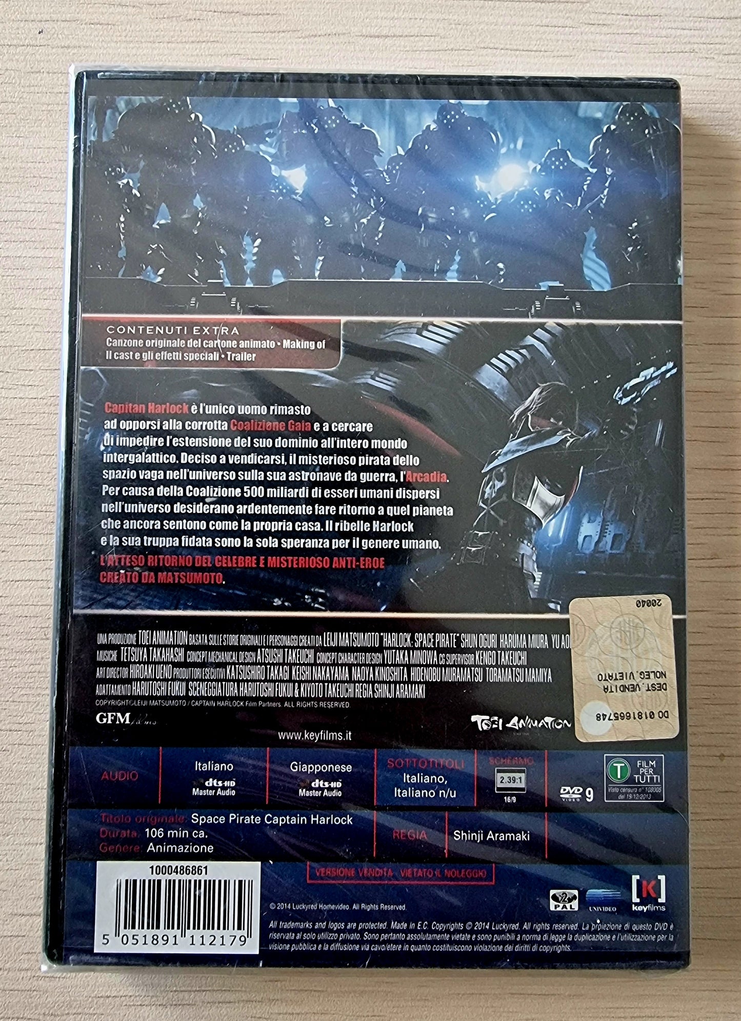 DVD CAPITAN HARLOCK