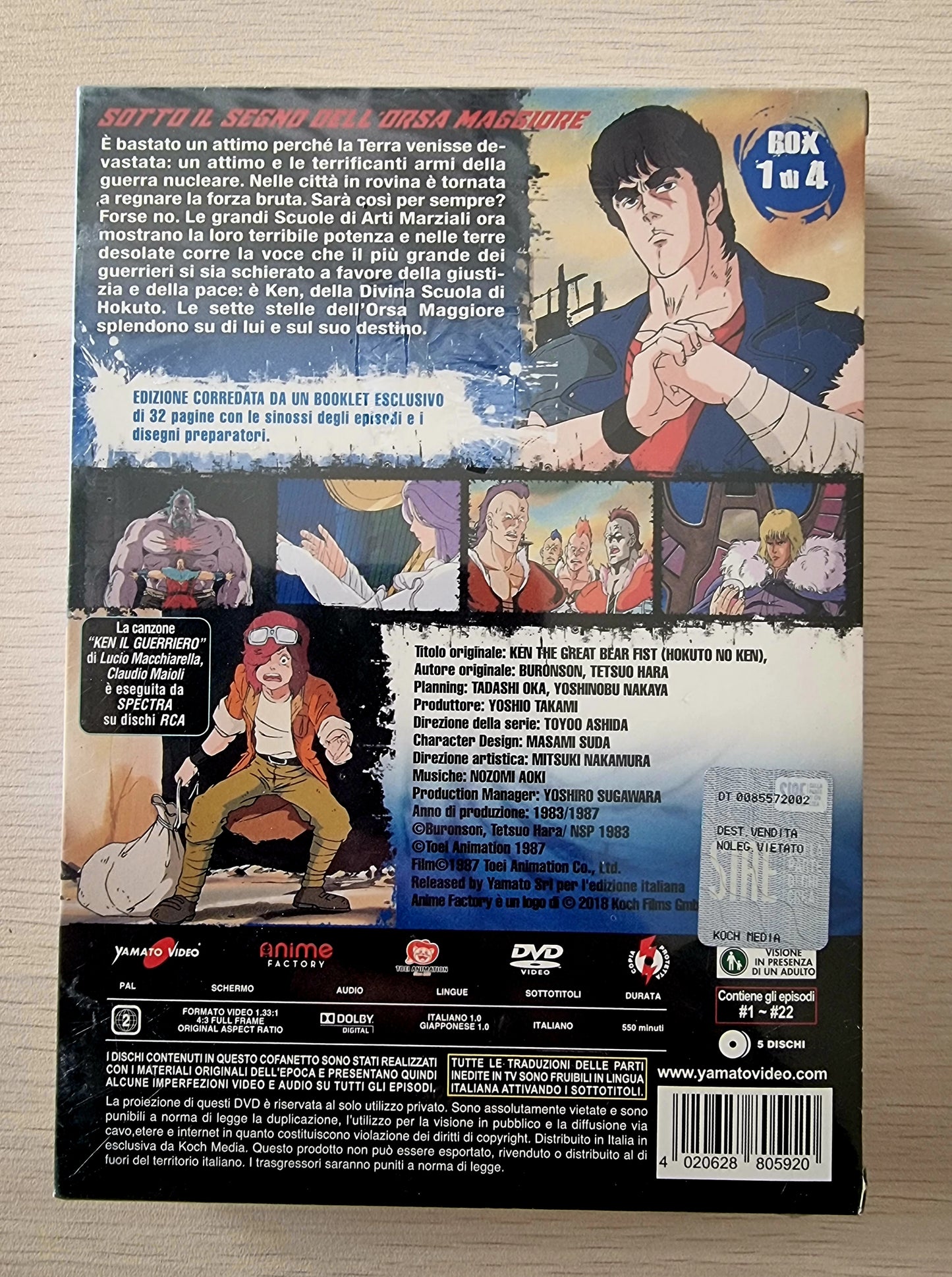 DVD BOX KEN IL GUERRIERO ST. 1/4