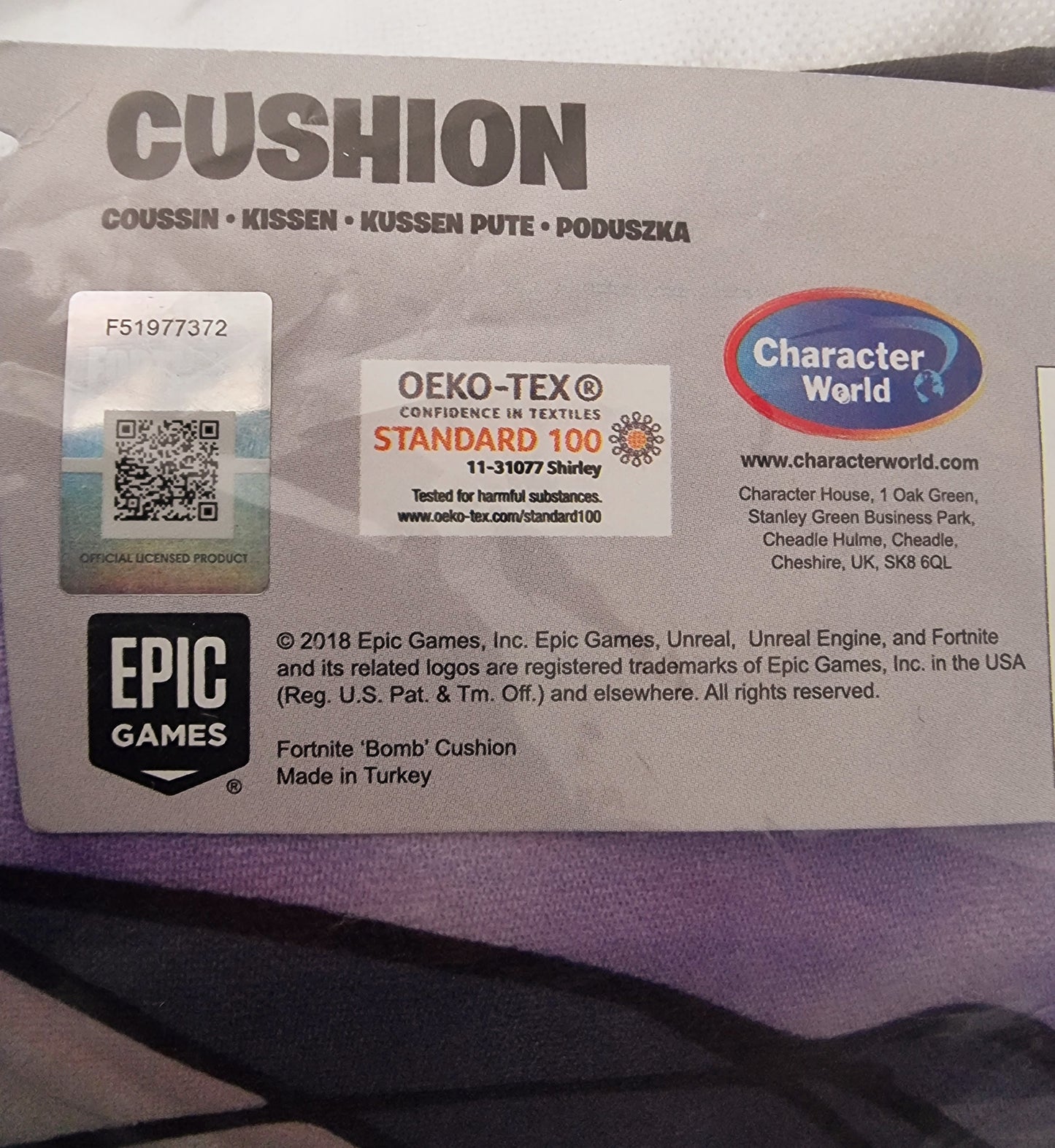 CUSCINO FORTNITE