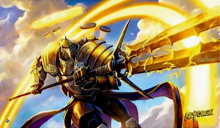 PLAYMAT KEYFORGE (Cavaliere razziatore)
