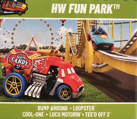 4- HOT WHEELS 5 VEICOLI ASSORTITI (HW FUN PARK)