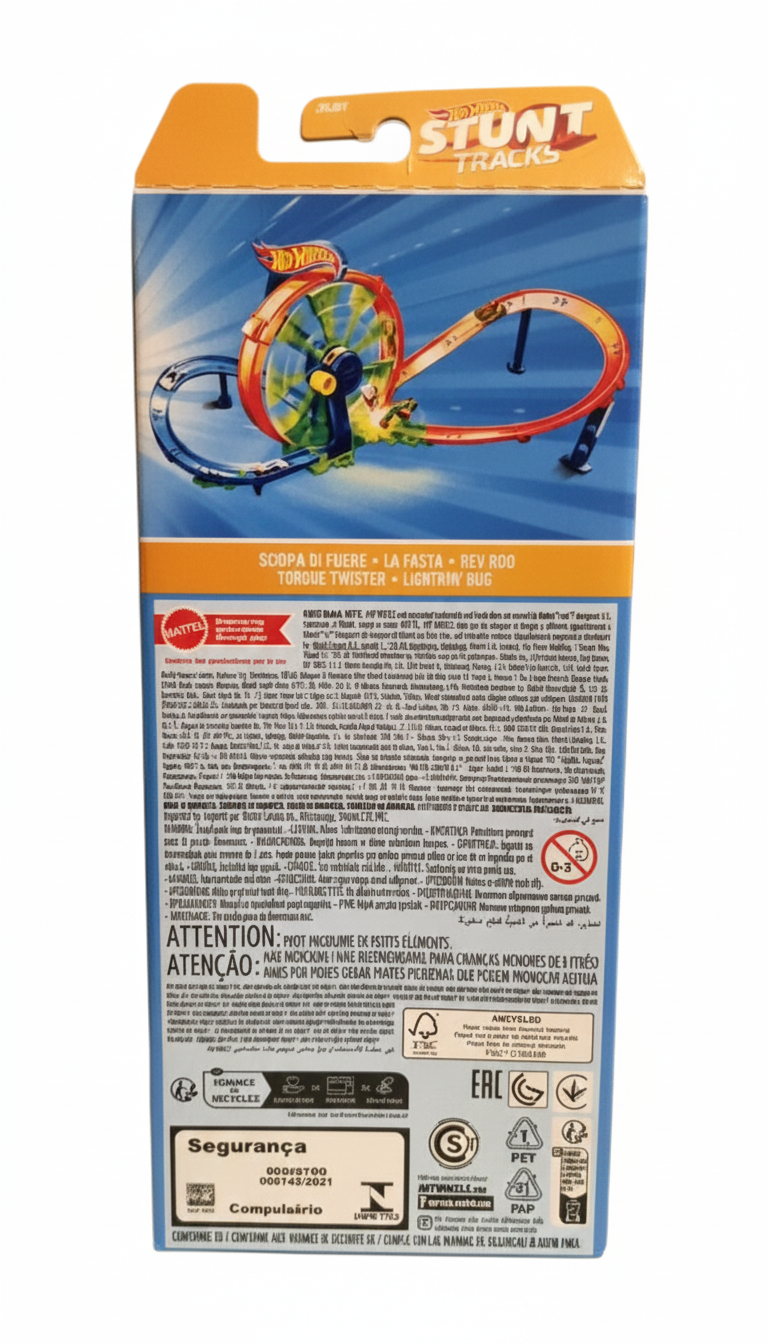 6- HOT WHEELS 5 VEICOLI ASSORTITI (STUNT TRACKS)