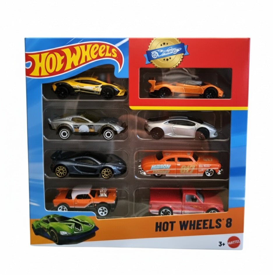 9- HOT WHEELS 8 VEICOLI ASSORTITI (MISTA)
