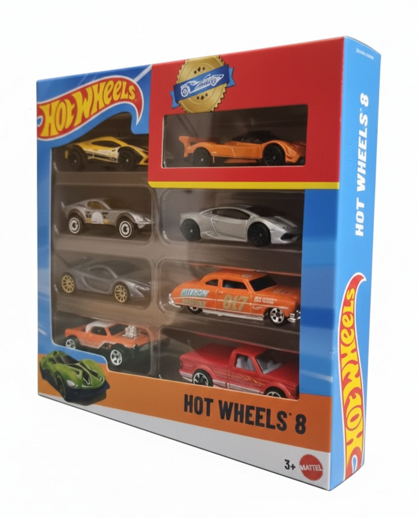 9- HOT WHEELS 8 VEICOLI ASSORTITI (MISTA)