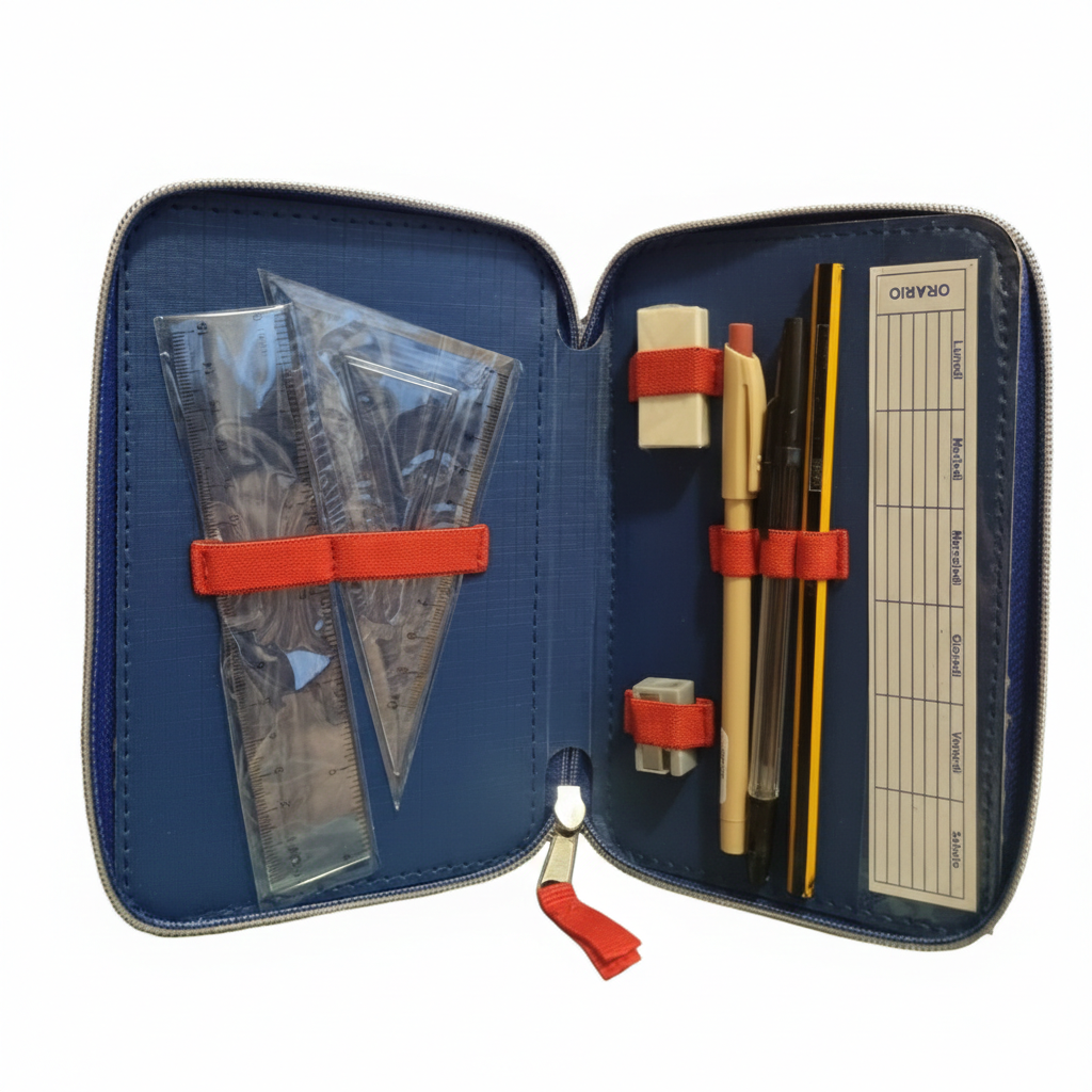 ASTUCCIO MULTISCOMPARTO SPIDERMAN (3D, BLUE, 3 ZIP)