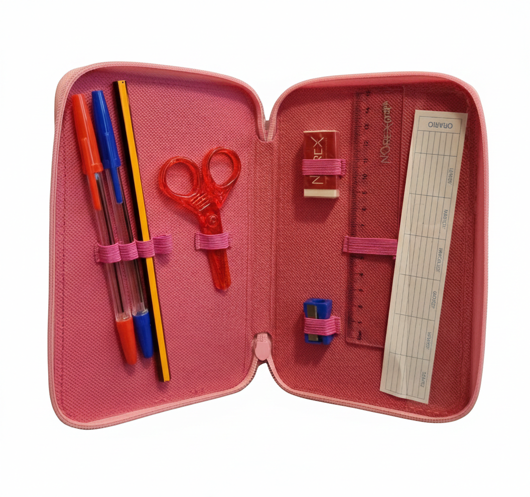 ASTUCCIO MULTISCOMPARTO STICHT (ROSE, 3 ZIP)
