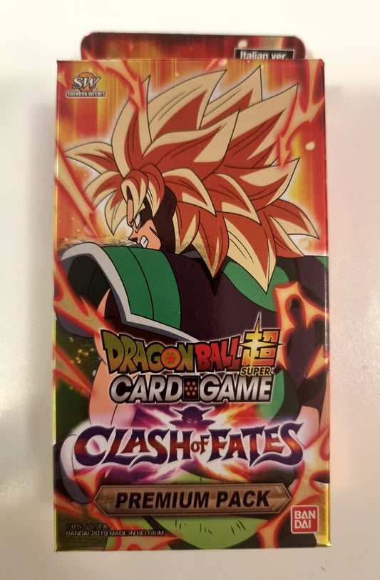 Dragon Ball Super Card Game - Clash Of Fates Premium Pack - Italiano