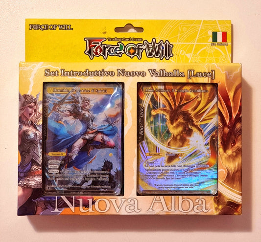 Force Of Will Card Game - Nuovo Valhalla Luce - Mazzo introduttivo - Italiano