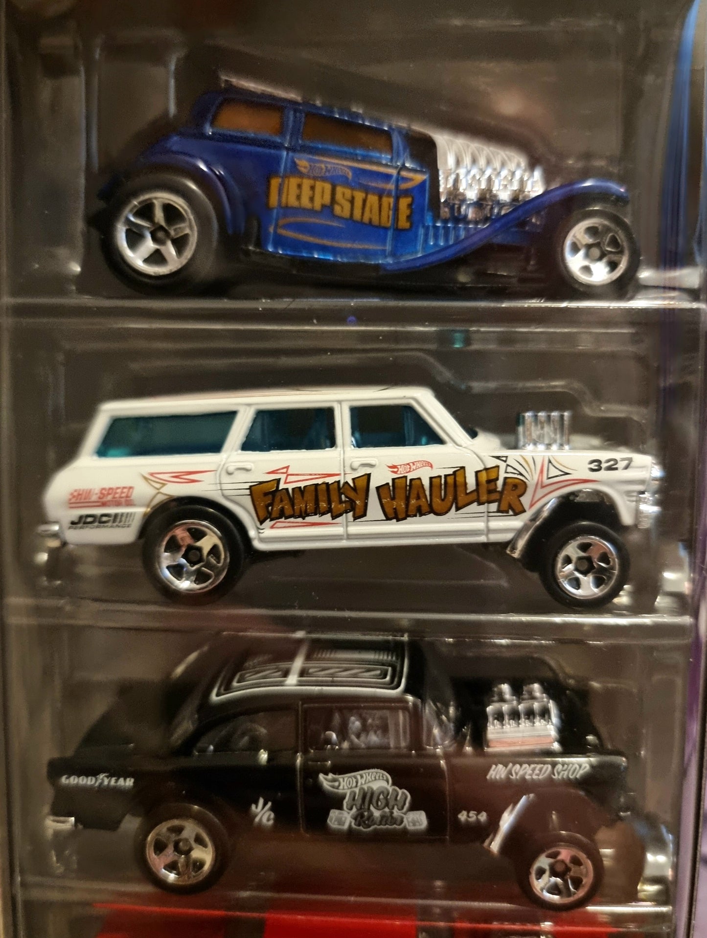 3- HOT WHEELS 5 VEICOLI ASSORTITI (HW GASSERS)