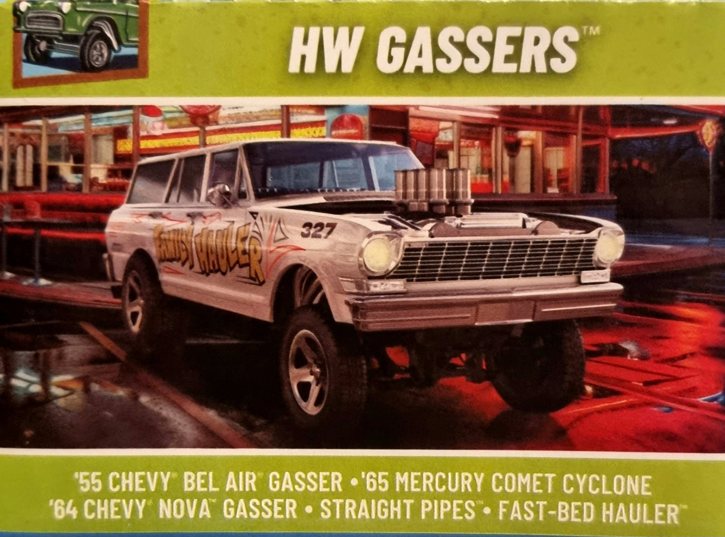 3- HOT WHEELS 5 VEICOLI ASSORTITI (HW GASSERS)