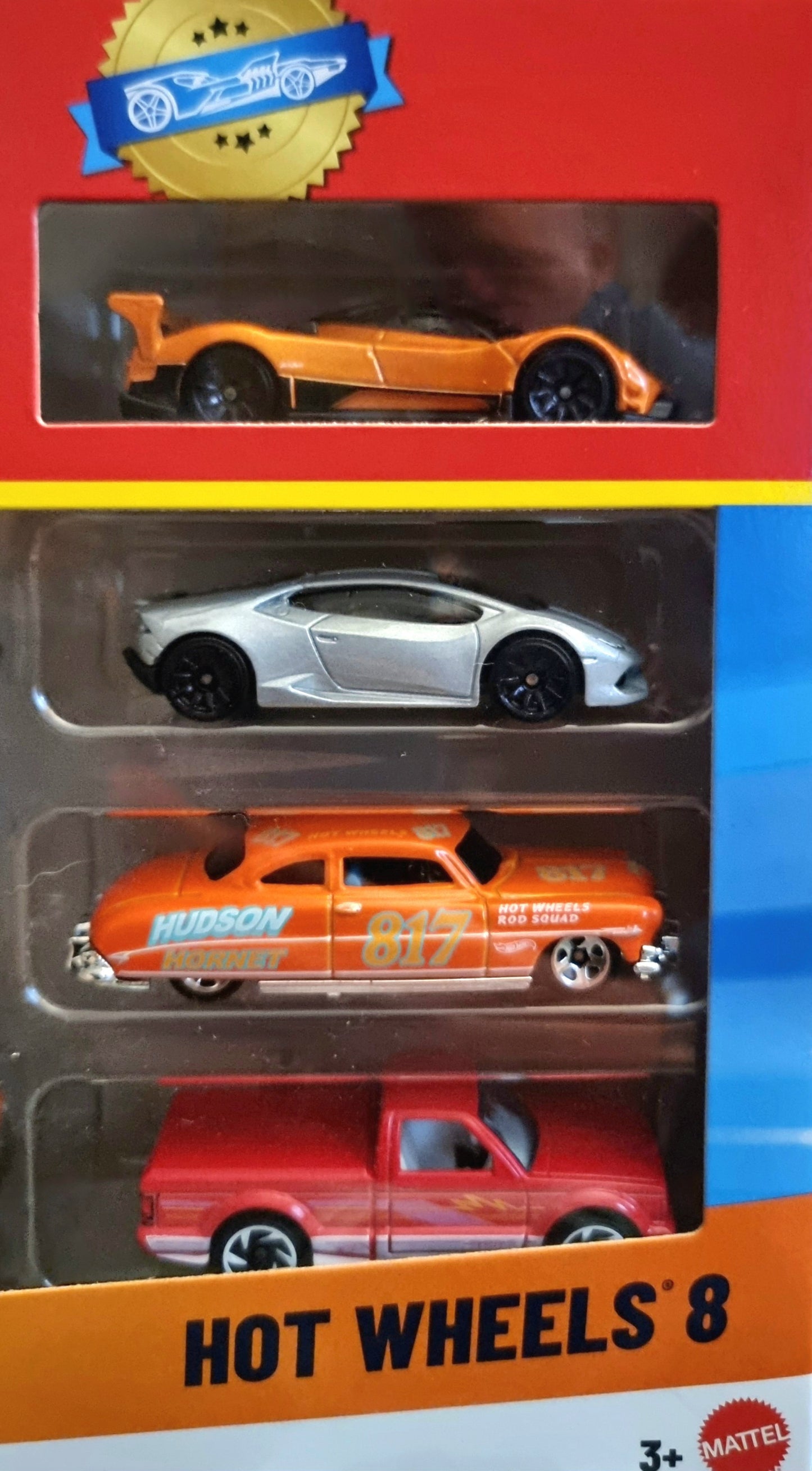 9- HOT WHEELS 8 VEICOLI ASSORTITI (MISTA)