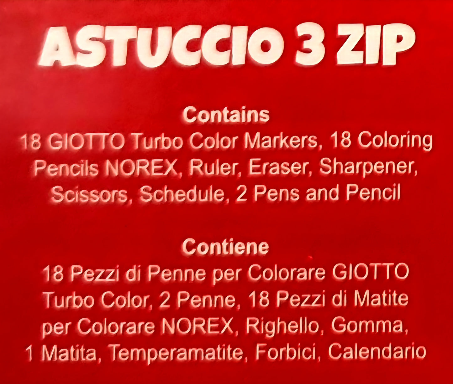 ASTUCCIO MULTISCOMPARTO STICHT (ROSE, 3 ZIP)