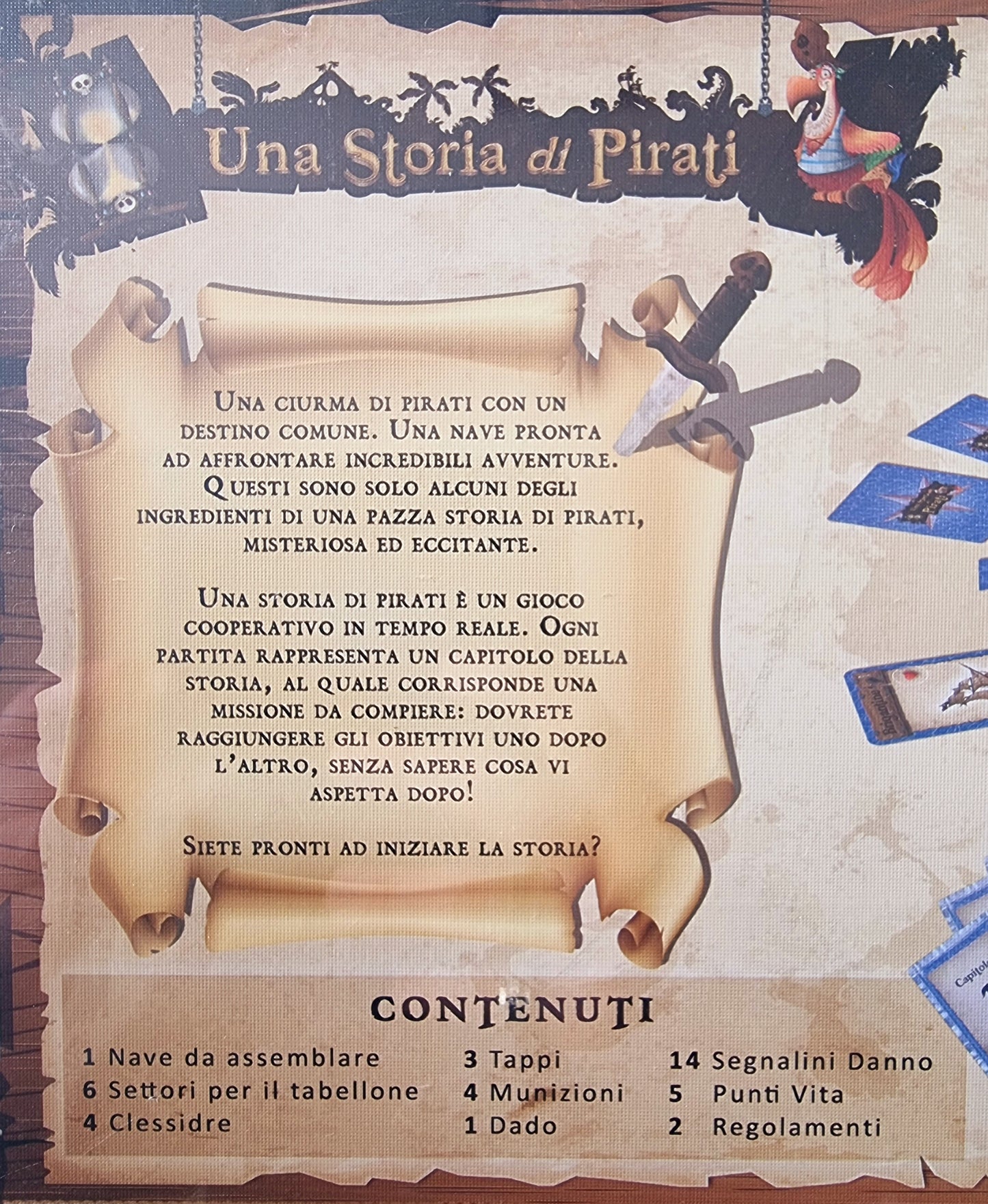 GIOCO DA TAVOLO UNA STORIA DI PIRATI